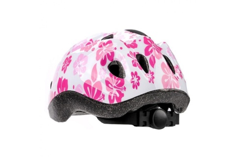 KASK ROWEROWY HB6-5 FLOWERS-W ROZM. S 48-52CM /METEOR