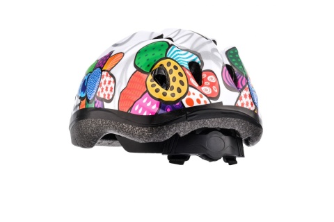 KASK ROWEROWY KS07 FLOWERS ROZM. S 48-52CM /METEOR
