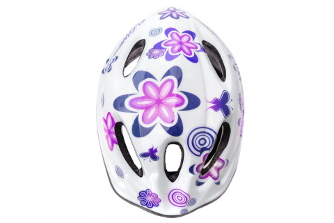 KASK ROWEROWY KS06 FLOWERS ROZM. S 48-52CM /METEOR
