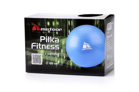 PIŁKA DO ĆWICZEŃ FITNESS 39926 65CM /METEOR