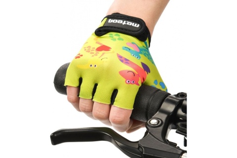 RĘKAWICZKI ROWEROWE DINO ROZM. XS /METEOR