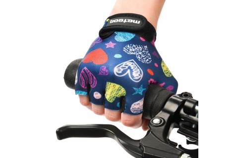 RĘKAWICZKI ROWEROWE HEARTS ROZM. XS /METEOR