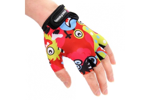 RĘKAWICZKI ROWEROWE MONSTERS ROZM. XS /METEOR