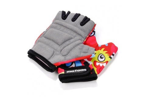 RĘKAWICZKI ROWEROWE MONSTERS ROZM. XS /METEOR
