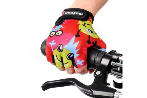 RĘKAWICZKI ROWEROWE MONSTERS ROZM. XS /METEOR