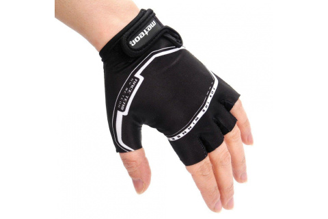 RĘKAWICZKI ROWEROWE BLK ROZM. S /METEOR