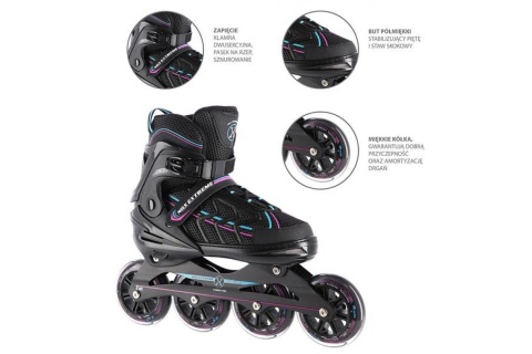 ŁYŻWOROLKI NA1128 ROZM. XL (43-45) /NILS