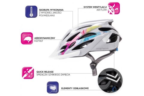 KASK ROWEROWY SHIMMER-BL ROZM. L 58-61CM /METEOR
