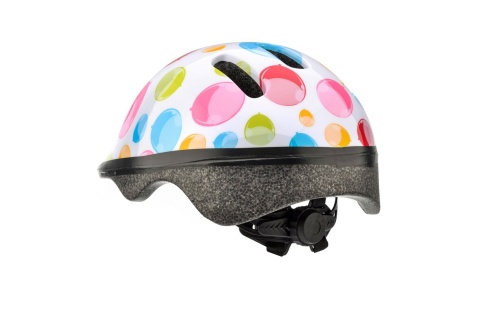 KASK ROWEROWY KS06 DOTS ROZM. XS 44-48CM /METEOR