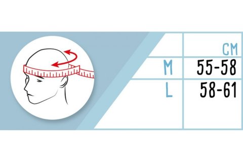 KASK NARCIARSKI NIX-BL ROZM. L 58-61CM /METEOR