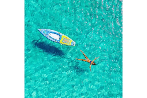 DESKA PADDLEBOARD PLAYTIME 345x86CM /AQUATONE