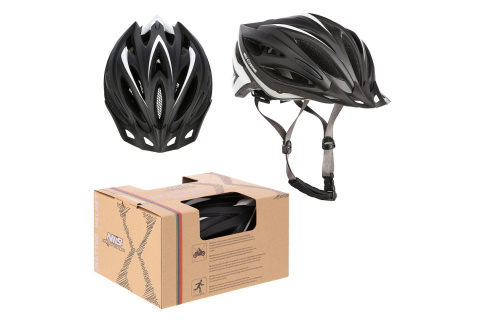KASK ROWEROWY MTW202-BLKW ROZM. M (53-58) /NILS