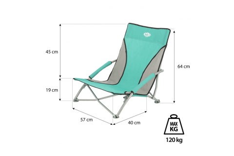 KRZESŁO PLAŻOWE NC3035-GNGY /NILS