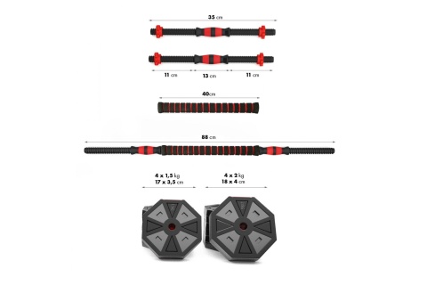 HANTLE REGULOWANE SZTANGA SGK15 15 KG /HMS