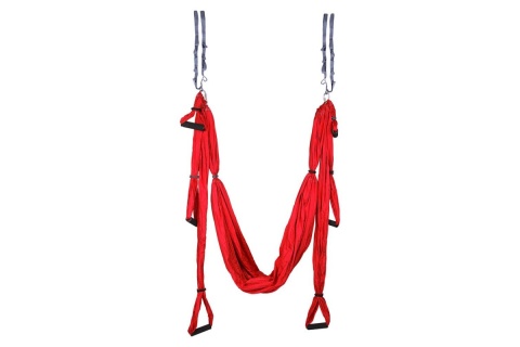 HAMAK ANTYGRAWITACYJNY DO JOGI HEMMOK CZERW. /INSPORTLINE