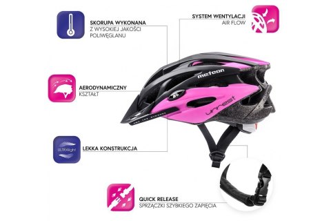 KASK ROWEROWY MV29 ROZM. XL 61-63CM /METEOR