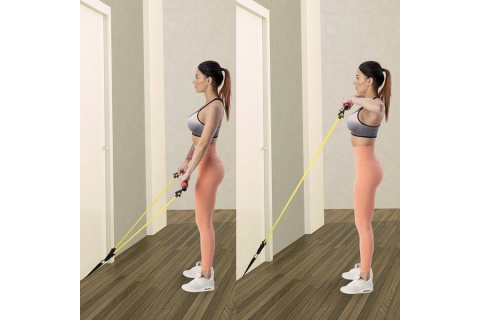 DRĄŻEK DO ĆWICZEŃ Z GUMAMI OPOROWYMI DC31 /HMS