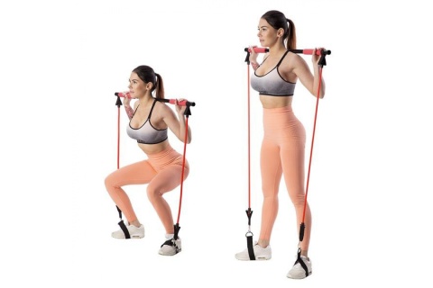 DRĄŻEK DO ĆWICZEŃ Z GUMAMI OPOROWYMI DC31 /HMS