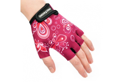 RĘKAWICZKI ROWEROWE KIDS BUTTERFLIES ROZM. XS /METEOR