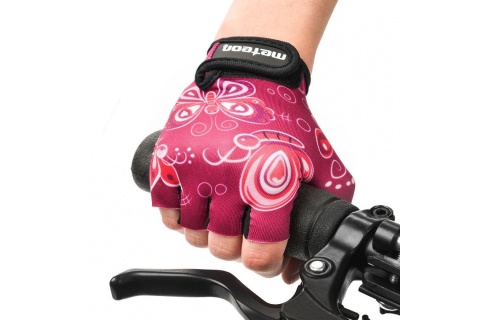 RĘKAWICZKI ROWEROWE KIDS BUTTERFLIES ROZM. XS /METEOR