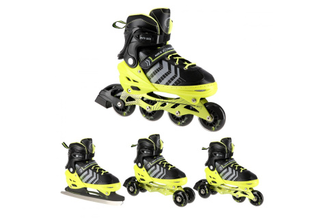 ŁYŻWOROLKI REGULOWANE 4W1 NH18192 ROZM. M (34-38) /NILS