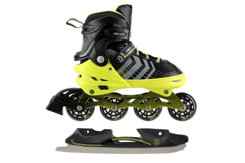 ŁYŻWOROLKI REGULOWANE 4W1 NH18192 ROZM. M (34-38) /NILS