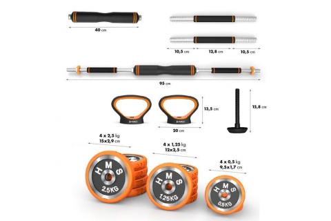 HANTLE REGULOWANE SZTANGA SGZ220 20KG /HMS