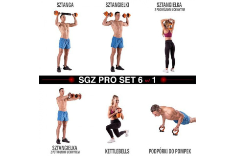 HANTLE REGULOWANE SZTANGA SGZ220 20KG /HMS