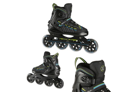 ŁYŻWOROLKI NA1128 BLKL ROZM. XL (43-45) /NILS