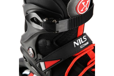 ŁYŻWOROLKI NA14124 BLK ROZM. 38 /NILS