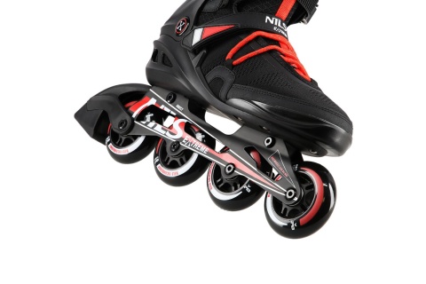 ŁYŻWOROLKI NA14124 BLK ROZM. 46 /NILS