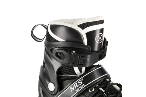 ŁYŻWOROLKI REGULOWANE 4W1 NH10905 BLK ROZM. M (35-38) /NILS