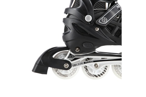 ŁYŻWOROLKI REGULOWANE 4W1 NH10905 BLK ROZM. S (31-34) /NILS