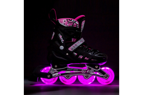 ŁYŻWOROLKI REGULOWANE 4W1 NH10905 P ROZM. M (35-38) /NILS