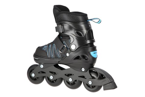 ŁYŻWOROLKI REGULOWANE 2W1 NH11912 BLKBL ROZM. L (39-42) /NILS