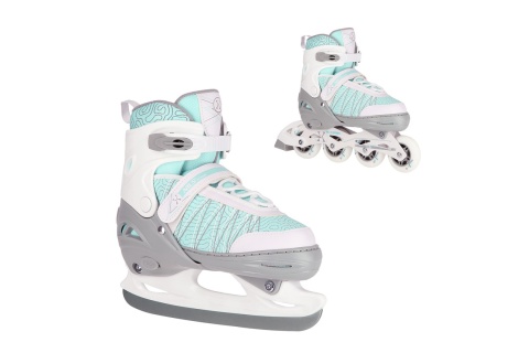 ŁYŻWOROLKI REGULOWANE 2W1 NH11912A WM ROZM. S (31-34) /NILS