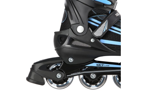 ŁYŻWOROLKI REGULOWANE NJ19803A BL ROZM. M (35-38) /NILS