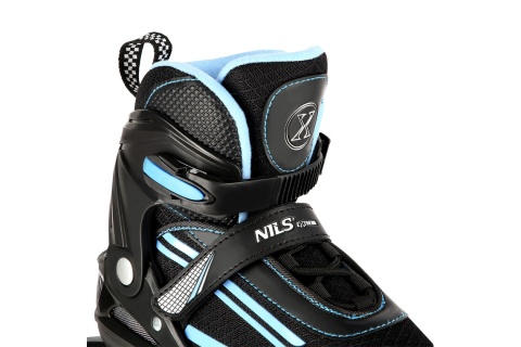 ŁYŻWOROLKI REGULOWANE NJ19803A BL ROZM. M (35-38) /NILS