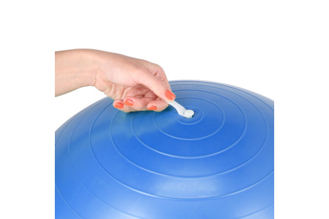 PIŁKA DO ĆWICZEŃ FITNESS YB01 55CM /HMS