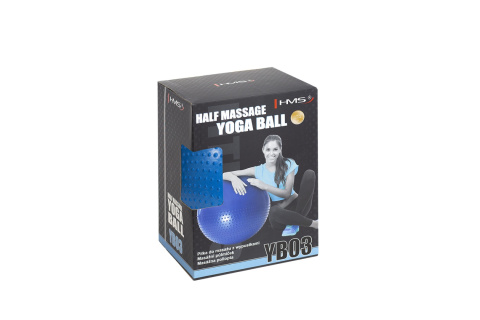 PIŁKA DO ĆWICZEŃ FITNESS YB03 55CM /HMS