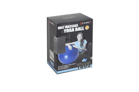 PIŁKA DO ĆWICZEŃ FITNESS YB03 65CM /HMS
