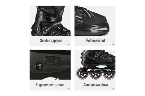 ŁYŻWOROLKI NA1128 ROZM. L (39-42) /NILS