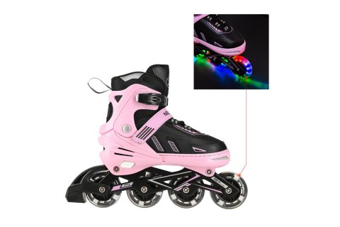 ŁYŻWOROLKI NA11230A LED ROZM. M (35-38) /NILS