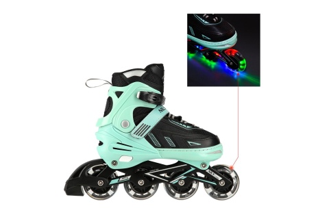 ŁYŻWOROLKI NA11230A LED ROZM. XL (43-45) /NILS