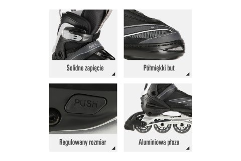 ŁYŻWOROLKI NA1123A ROZM. M (35-38) /NILS
