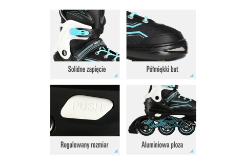 ŁYŻWOROLKI NA1169A ROZM. L (39-42) /NILS
