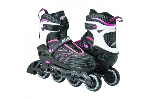ŁYŻWOROLKI VELOCITY PINK M 35-38 /ALLRIGHT