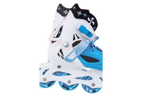 ŁYŻWOROLKI 4W1 34-37 NIEBIESKIE /ENERO