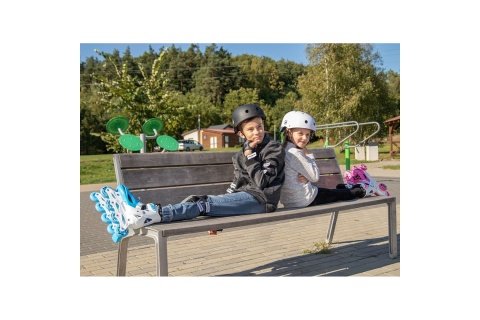 ŁYŻWOROLKI 4W1 34-37 NIEBIESKIE /ENERO