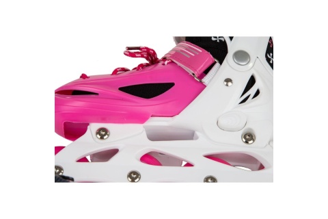 ŁYŻWOROLKI 4W1 34-37 RÓŻOWE /ENERO